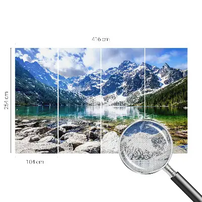 Papier peint photo grand format pour le mur paysage de montagne