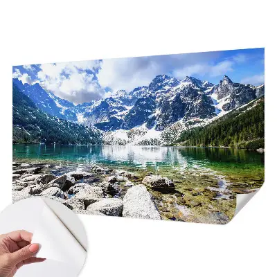 Papier peint photo grand format pour le mur paysage de montagne