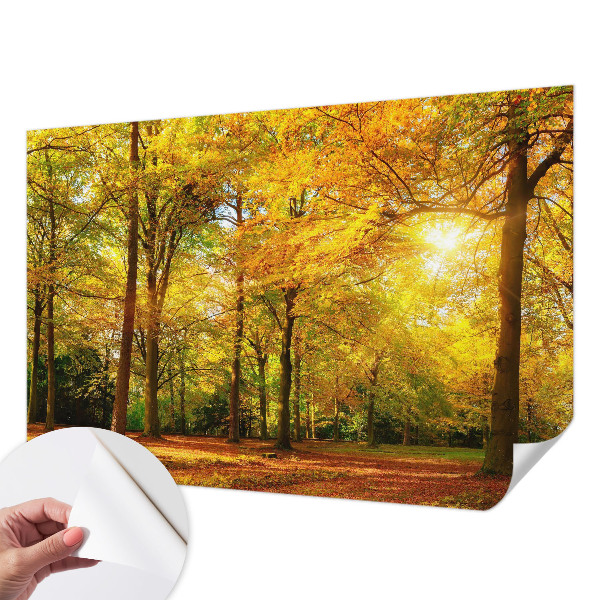 Papier peint photo autocollant Zlaté listy