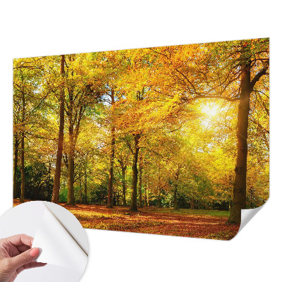 Papier peint photo autocollant Zlaté listy