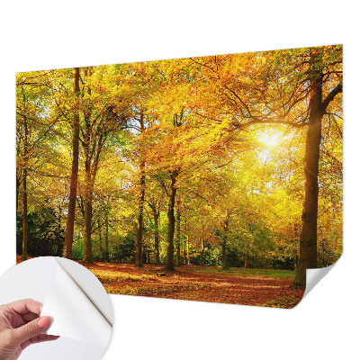 Papier peint photo autocollant Zlaté listy