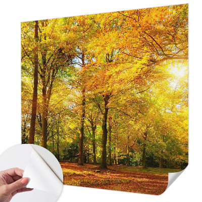 Papier peint photo autocollant Zlaté listy