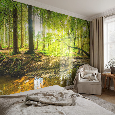 Papier peint chambre parentale Zelená krajina