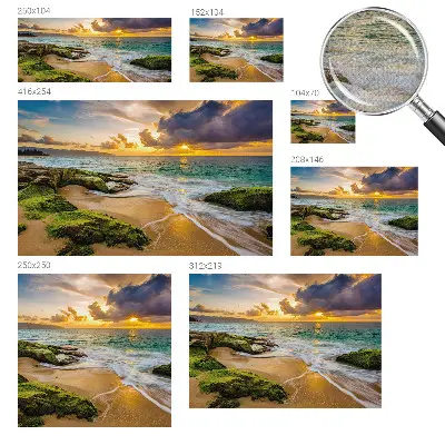 Papier peint photographique sur tissu non tissé Harmonie maritime