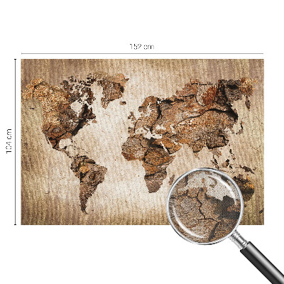 Papier peint chambre garçon Drevená mapa