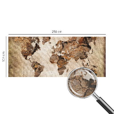 Papier peint chambre garçon Drevená mapa