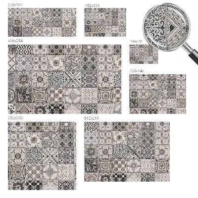 Papier peint photo grand format pour le mur Motifs de carreaux
