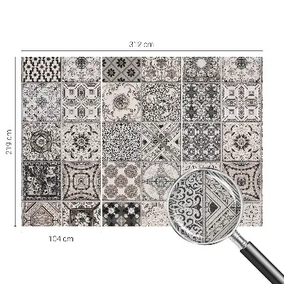 Papier peint photo grand format pour le mur Motifs de carreaux