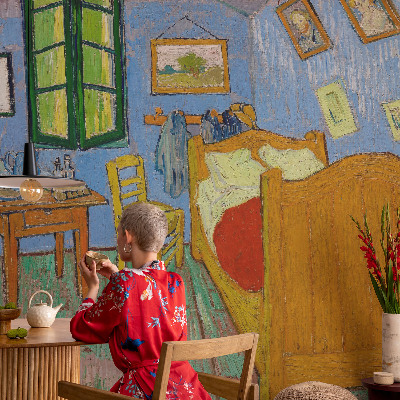 Papier peint tête de lit chambre adulte Útulná výzdoba