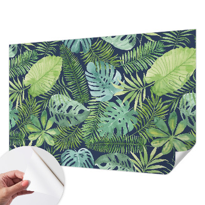 Papier peint tendance chambre adulte Tropické listy