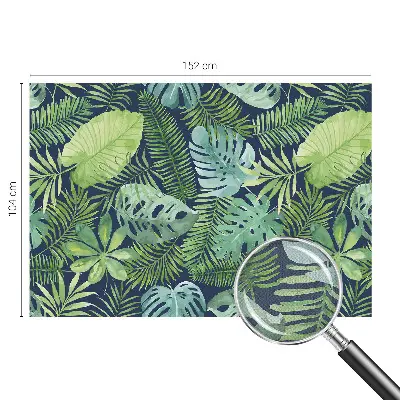 Papier peint photographique intissé feuilles tropicales