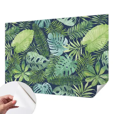Papier peint photographique intissé feuilles tropicales
