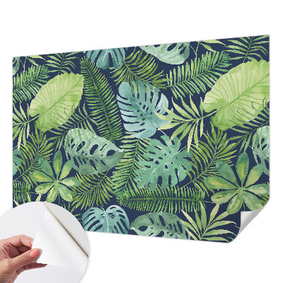 Papier peint tendance chambre adulte Tropické listy