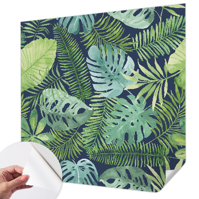 Papier peint tendance chambre adulte Tropické listy