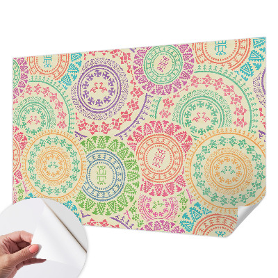 Papier peint chambre adulte cocooning Farebné mandaly