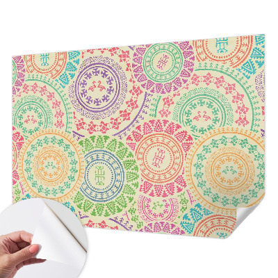 Papier peint chambre adulte cocooning Farebné mandaly