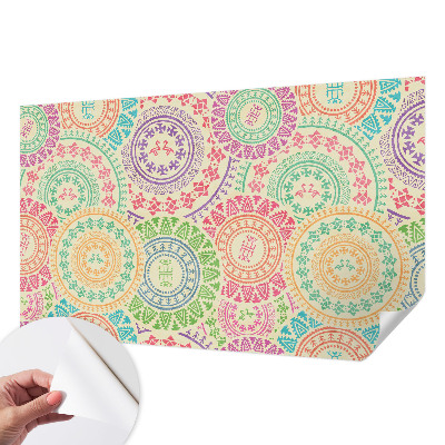 Papier peint chambre adulte cocooning Farebné mandaly