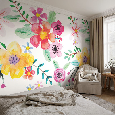 Papier peint chambre ado Kvetinová sviežosť