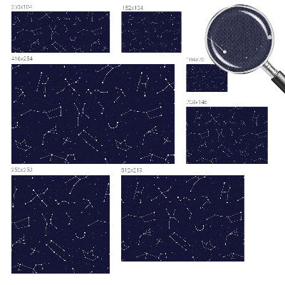 Papier peint chambre parentale Astro Sky