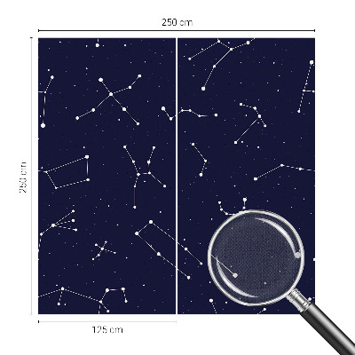Papier peint chambre parentale Astro Sky