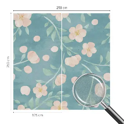 Papier peint intissé imprimé élégance florale