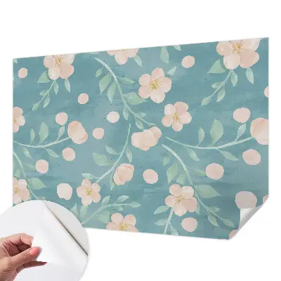 Papier peint intissé imprimé élégance florale