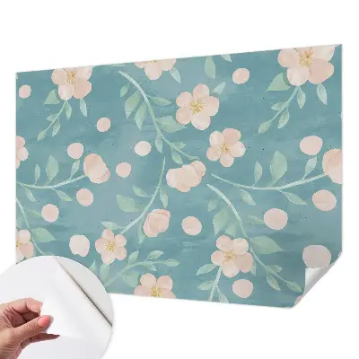 Papier peint intissé imprimé élégance florale