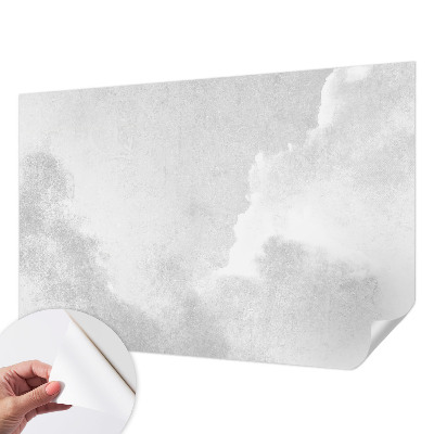 Papier peint tête de lit chambre adulte Jemné oblaky