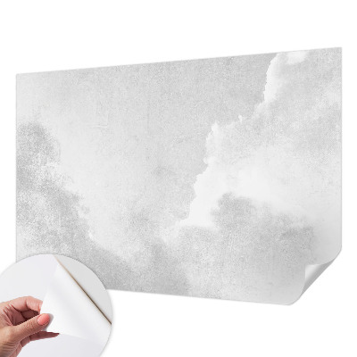 Papier peint tête de lit chambre adulte Jemné oblaky