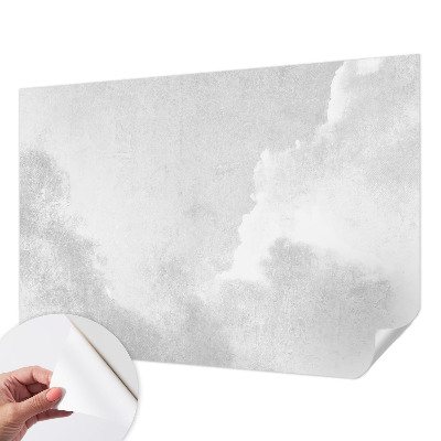 Papier peint tête de lit chambre adulte Jemné oblaky