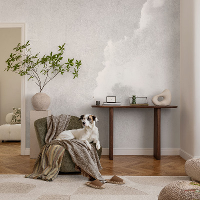 Papier peint tête de lit chambre adulte Jemné oblaky