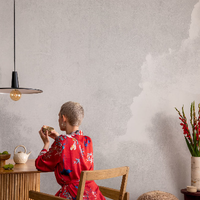 Papier peint tête de lit chambre adulte Jemné oblaky