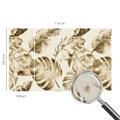 Papier peint photo grand format pour le mur flore exotique