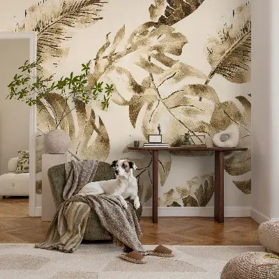 Papier peint photo grand format pour le mur flore exotique