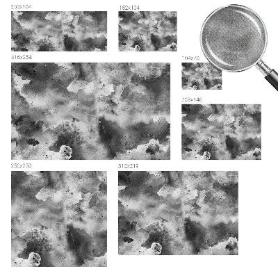 Papier peint photographique intissé nuages ​​gris