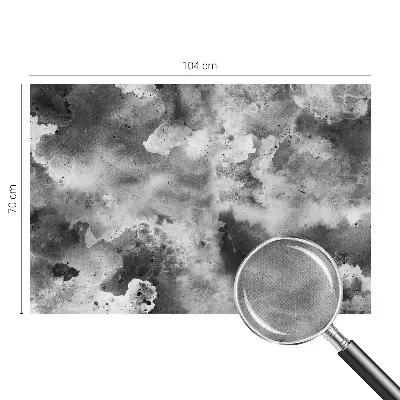Papier peint photographique intissé nuages ​​gris