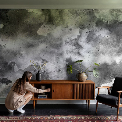 Papier peint tendance chambre adulte Sivé oblaky