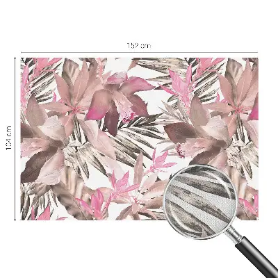 Papier peint photo imprimé sur tissu non tissé Fleurs exotiques
