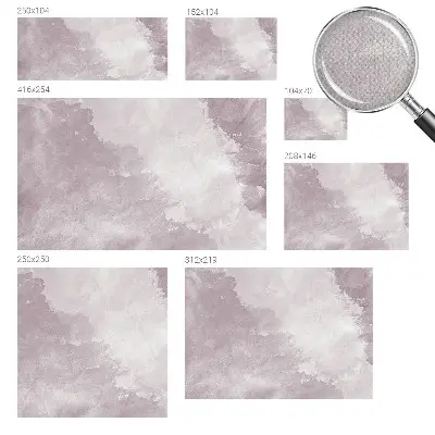 Papier peint photographique sur tissu non tissé abstraction violette