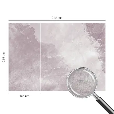 Papier peint photographique sur tissu non tissé abstraction violette