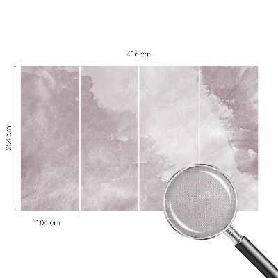 Déco papier peint salon Fialová abstrakcia