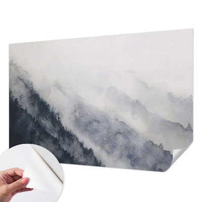 Papier peint panoramique pas cher Horská hmla