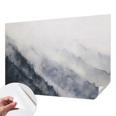 Papier peint panoramique pas cher Horská hmla