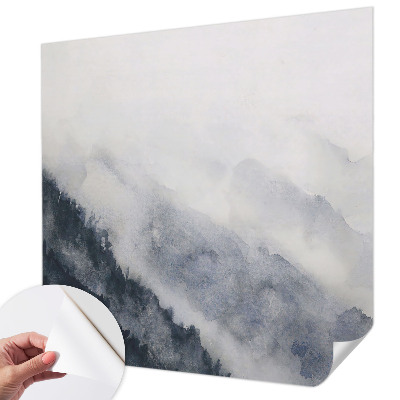 Papier peint panoramique pas cher Horská hmla
