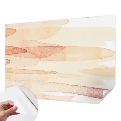 Papier peint photo grand format pour le mur traits pastel