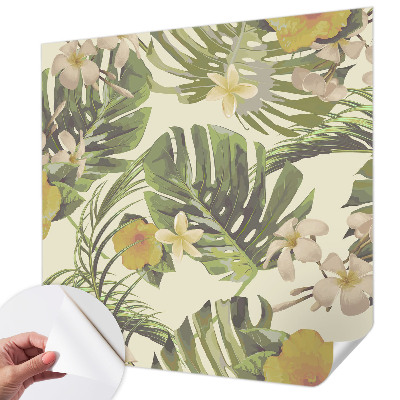 Papier peint chambre parentale Exotická flóra