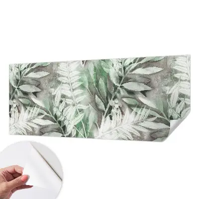 Papier peint intissé Feuilles aquarelles