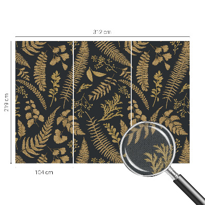 Papier peint chambre garçon Botanické listy