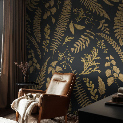 Papier peint chambre garçon Botanické listy