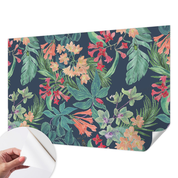 Papier peint chambre ado Tropické kvety